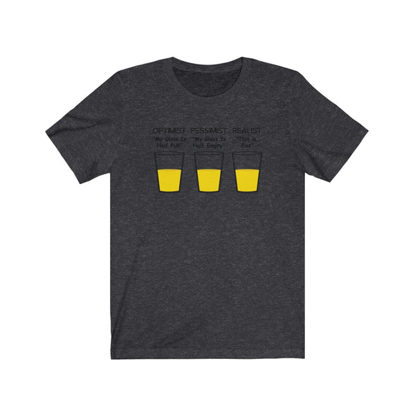 Optimist, Pessimist, Realist-T-Shirt for Women - Canadian Fox