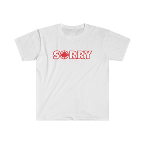 Sorry-T-Shirt for Men - Canadian Fox