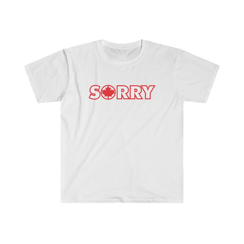 Sorry-T-Shirt for Men - Canadian Fox