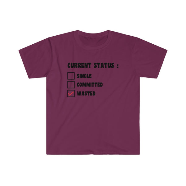 Current Status : Wasted-T-Shirt for Men - Canadian Fox