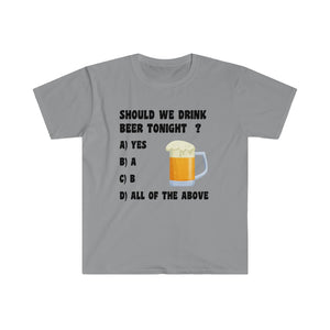Beer Tonight ?-T-Shirt for Men - Canadian Fox
