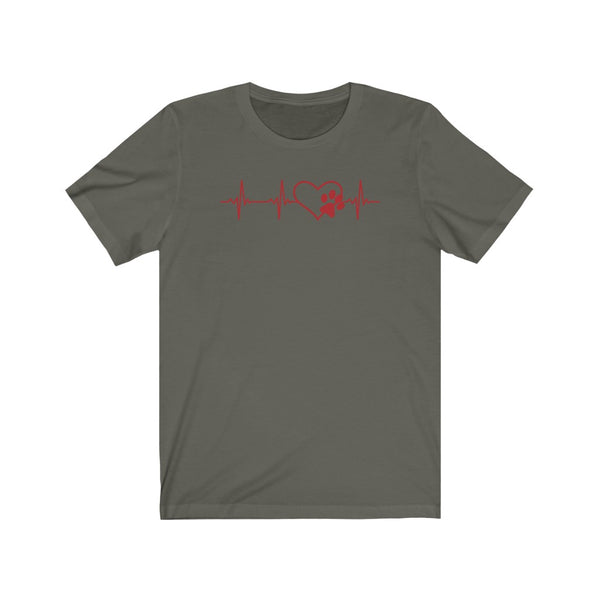Paws Heartbeat-T-Shirt for Women - Canadian Fox