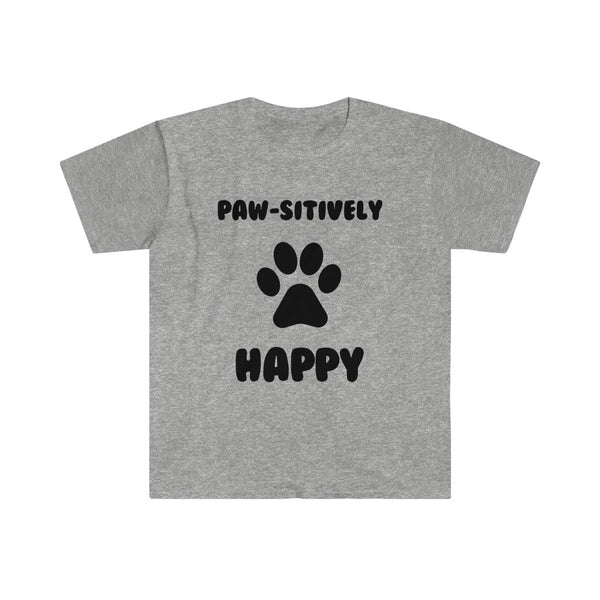 Paw-sitively Happy-T-Shirt for Men - Canadian Fox