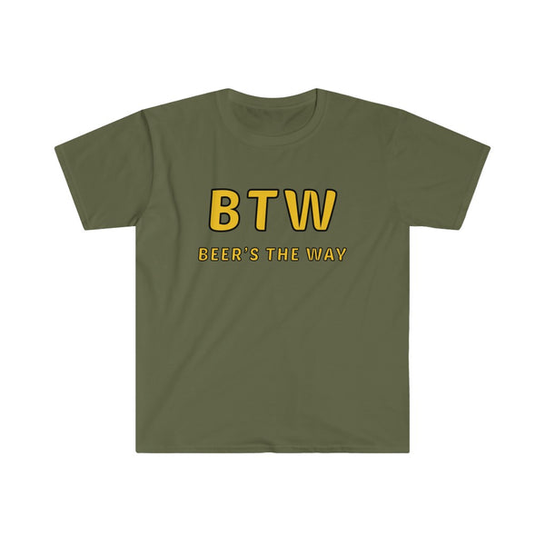 BTW : Beer's The Way-T-Shirt for Men - Canadian Fox