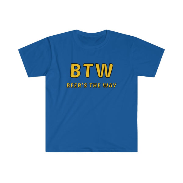 BTW : Beer's The Way-T-Shirt for Men - Canadian Fox