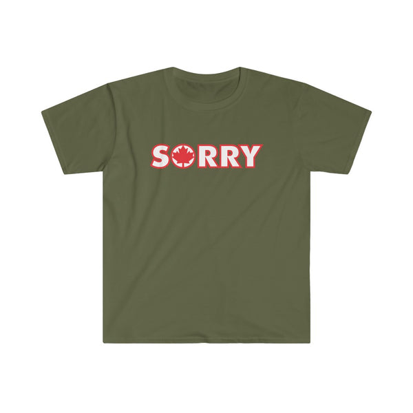 Sorry-T-Shirt for Men - Canadian Fox