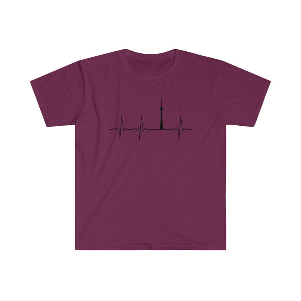 CN Tower Heartbeat-T-Shirt for Men - Canadian Fox