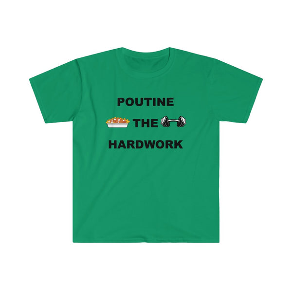 Poutine The Hardwork-T-Shirt for Men - Canadian Fox