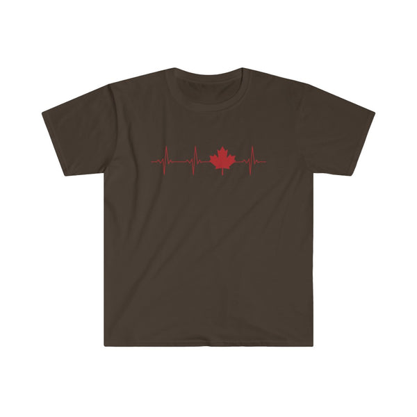 Canadian Heartbeat-T-Shirt for Men - Canadian Fox
