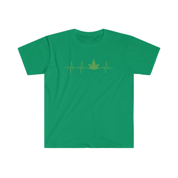 Weed Heartbeat-T-Shirt for Men - Canadian Fox