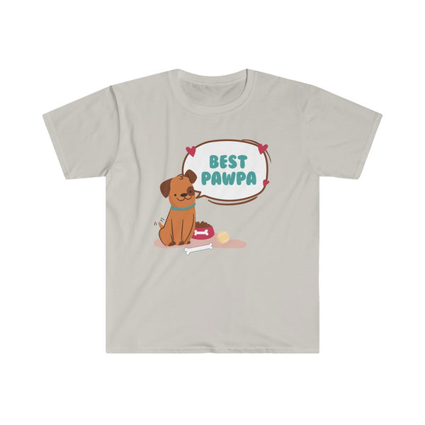 Best Pawpa - Dog-T-Shirt for Men - Canadian Fox