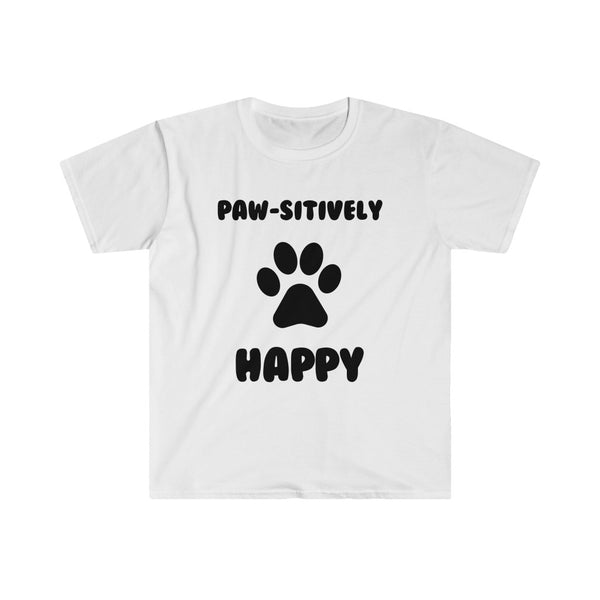 Paw-sitively Happy-T-Shirt for Men - Canadian Fox