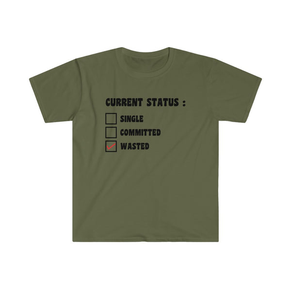 Current Status : Wasted-T-Shirt for Men - Canadian Fox