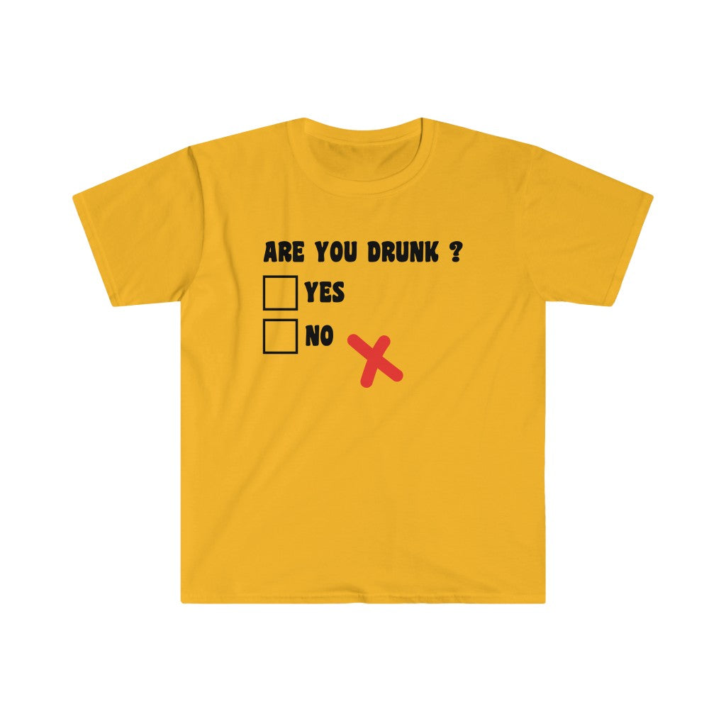 Are You Drunk ?-T-Shirt for Men - Canadian Fox