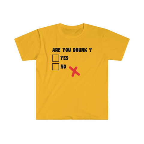 Are You Drunk ?-T-Shirt for Men - Canadian Fox