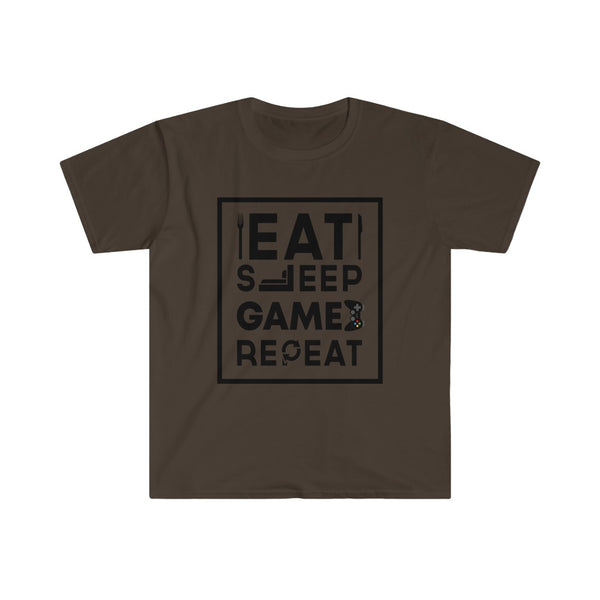 Eat, Sleep, Game, Repeat-T-Shirt for Men - Canadian Fox