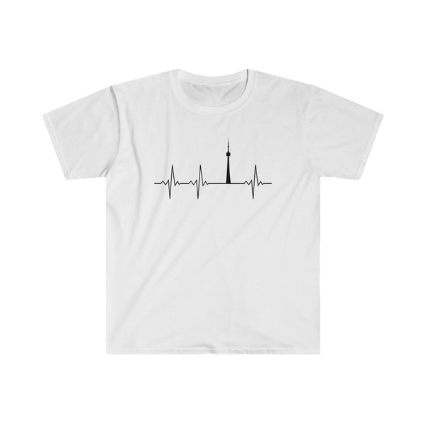 CN Tower Heartbeat-T-Shirt for Men - Canadian Fox