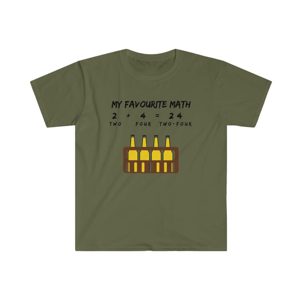 Two + Four = Two-Four-T-Shirt for Men - Canadian Fox