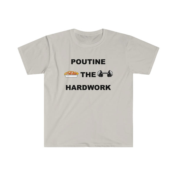 Poutine The Hardwork-T-Shirt for Men - Canadian Fox