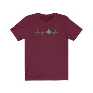 Weed Heartbeat-T-Shirt for Women - Canadian Fox