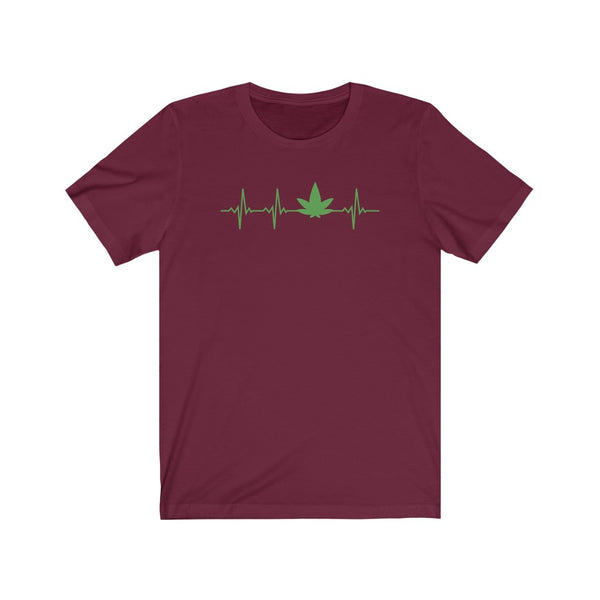 Weed Heartbeat-T-Shirt for Women - Canadian Fox