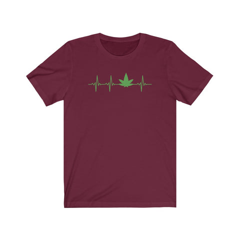 Weed Heartbeat-T-Shirt for Women - Canadian Fox