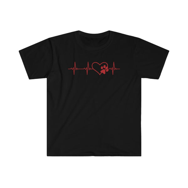 Paws Heartbeat-T-Shirt for Men - Canadian Fox