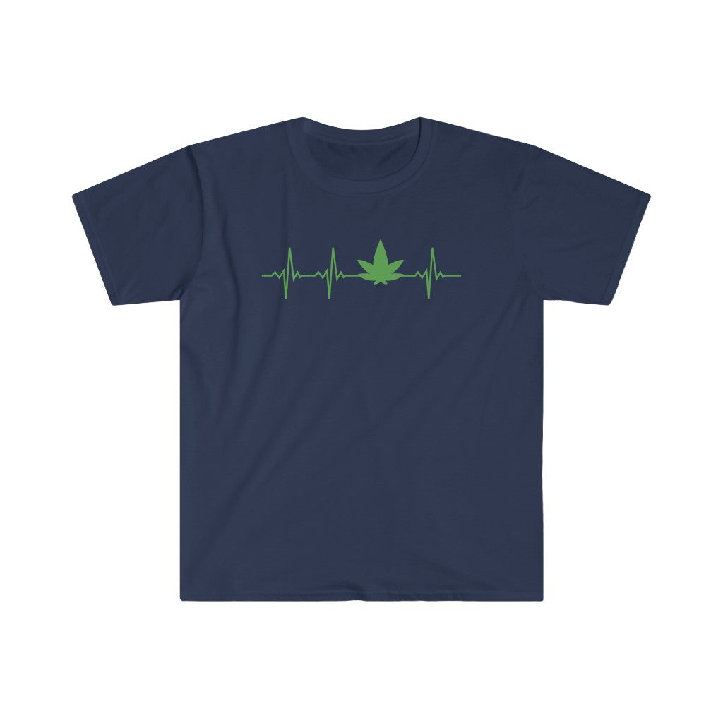 Weed Heartbeat-T-Shirt for Men - Canadian Fox