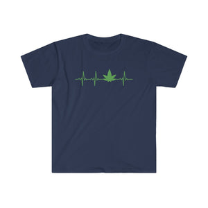 Weed Heartbeat-T-Shirt for Men - Canadian Fox