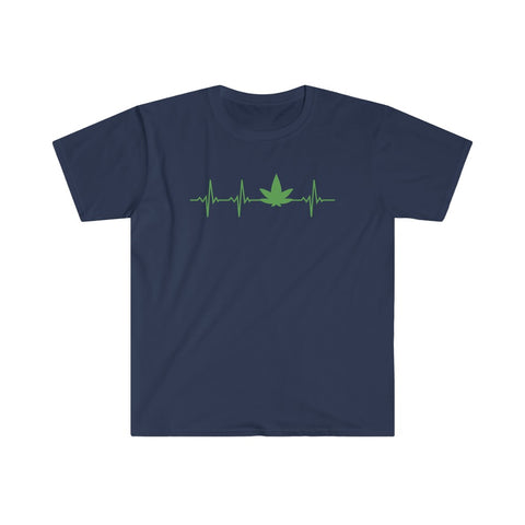 Weed Heartbeat-T-Shirt for Men - Canadian Fox