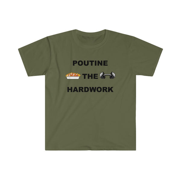Poutine The Hardwork-T-Shirt for Men - Canadian Fox