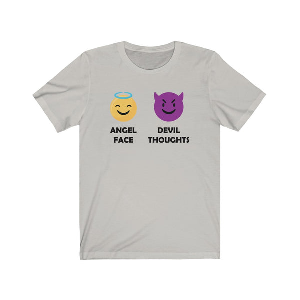 Angel Face, Devil Thoughts-T-Shirt for Women - Canadian Fox