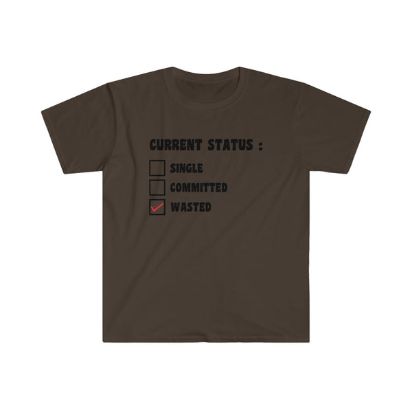 Current Status : Wasted-T-Shirt for Men - Canadian Fox
