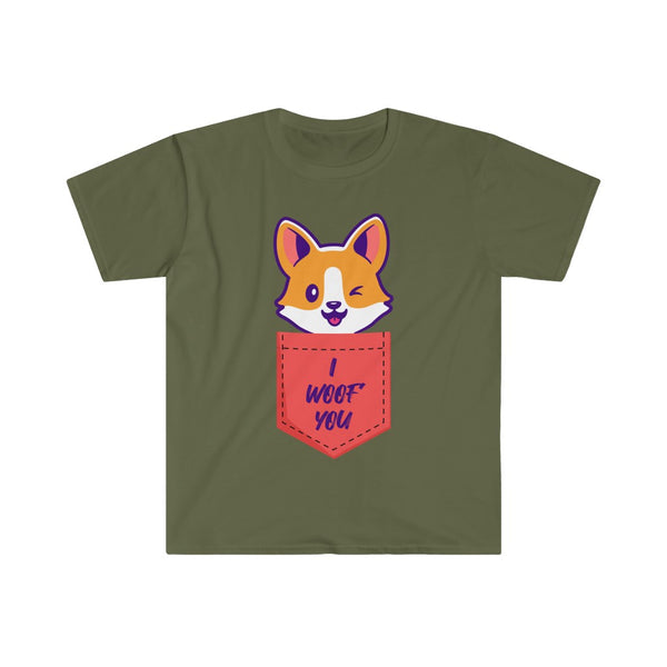 I Woof You-T-Shirt for Men - Canadian Fox