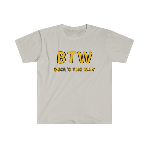 BTW : Beer's The Way-T-Shirt for Men - Canadian Fox