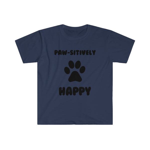 Paw-sitively Happy-T-Shirt for Men - Canadian Fox