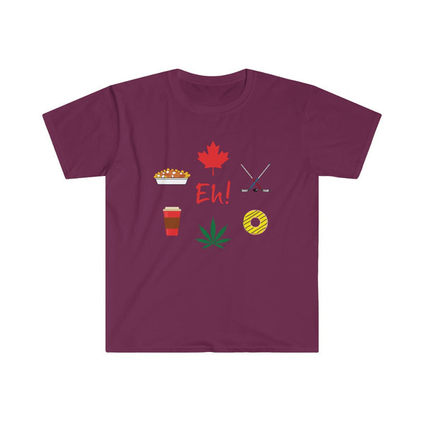 Canadian Things, Eh!-T-Shirt for Men - Canadian Fox