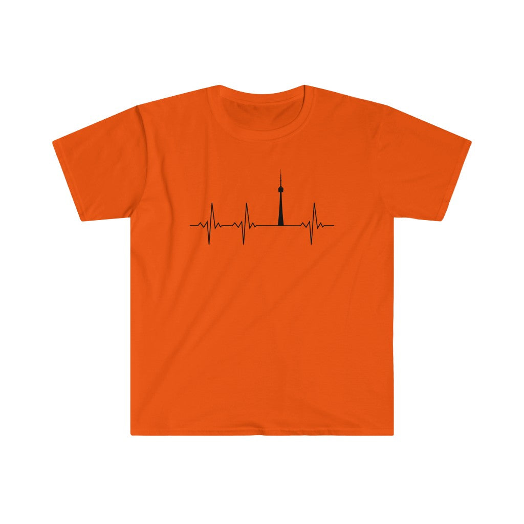 CN Tower Heartbeat-T-Shirt for Men - Canadian Fox