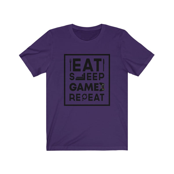 Eat, Sleep, Game, Repeat-T-Shirt for Women - Canadian Fox