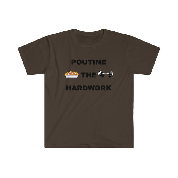 Poutine The Hardwork-T-Shirt for Men - Canadian Fox
