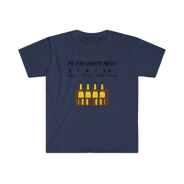 Two + Four = Two-Four-T-Shirt for Men - Canadian Fox