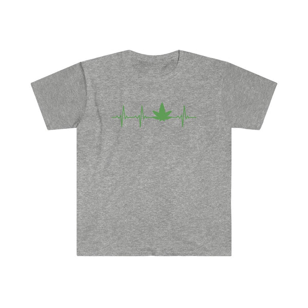 Weed Heartbeat-T-Shirt for Men - Canadian Fox