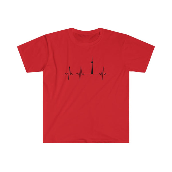 CN Tower Heartbeat-T-Shirt for Men - Canadian Fox