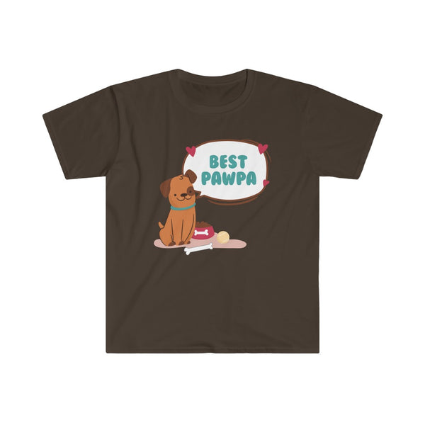 Best Pawpa - Dog-T-Shirt for Men - Canadian Fox