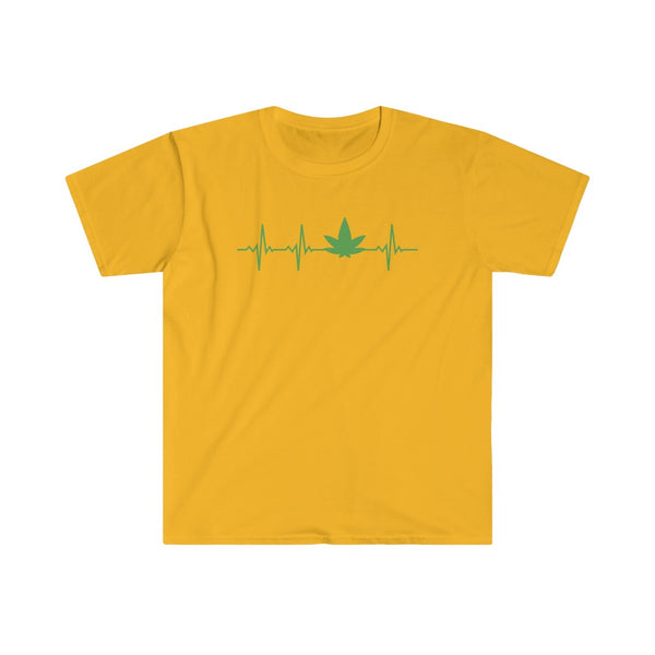 Weed Heartbeat-T-Shirt for Men - Canadian Fox
