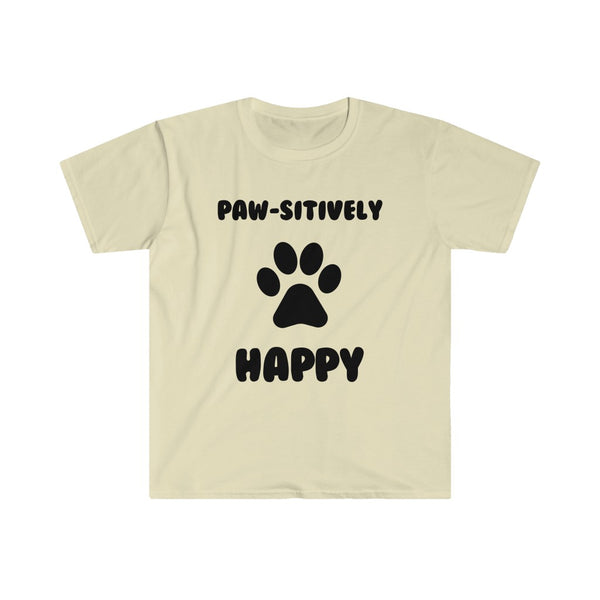 Paw-sitively Happy-T-Shirt for Men - Canadian Fox