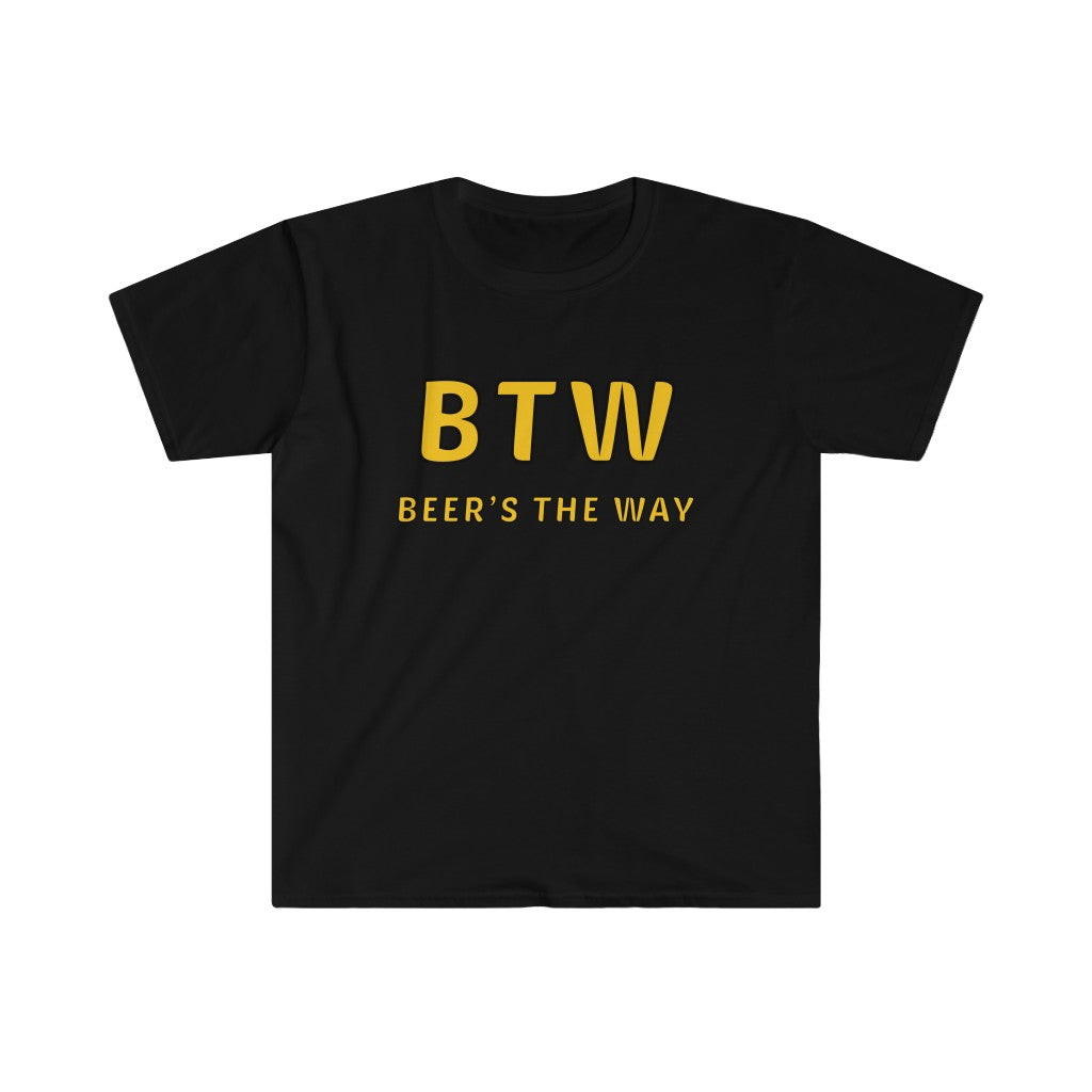 BTW : Beer's The Way-T-Shirt for Men - Canadian Fox