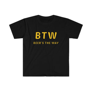 BTW : Beer's The Way-T-Shirt for Men - Canadian Fox