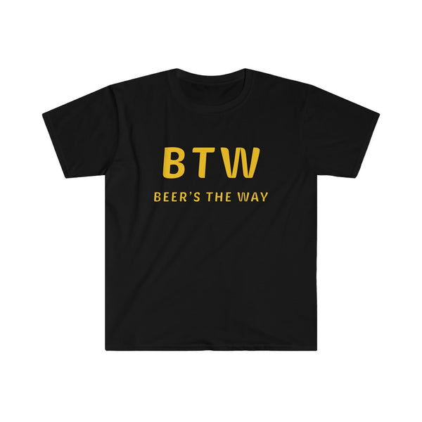 BTW : Beer's The Way-T-Shirt for Men - Canadian Fox
