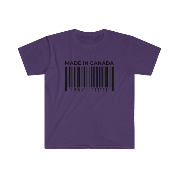Canadian Barcode-T-Shirt for Men - Canadian Fox